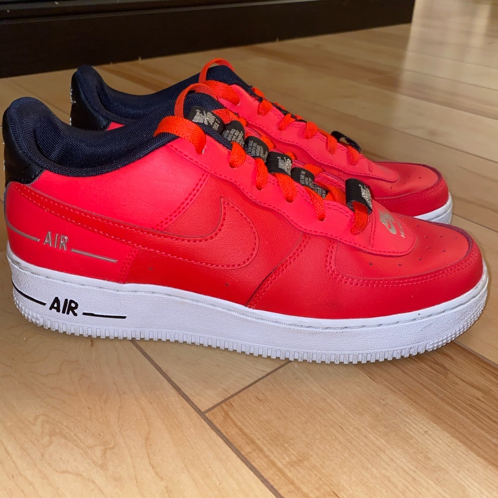 Nike Air Force 1 ‘07 LV8 Double Air Pack - Laser Crimson Size 8.5 W